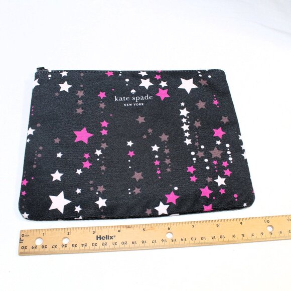 Kate Spade Star Pattern Cosmetic Bag EUC - Picture 4 of 6